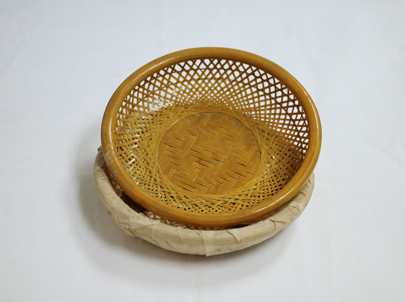藤編收納水果籃 糖果零食糕點(diǎn)心盤 茶幾收納編織收納筐